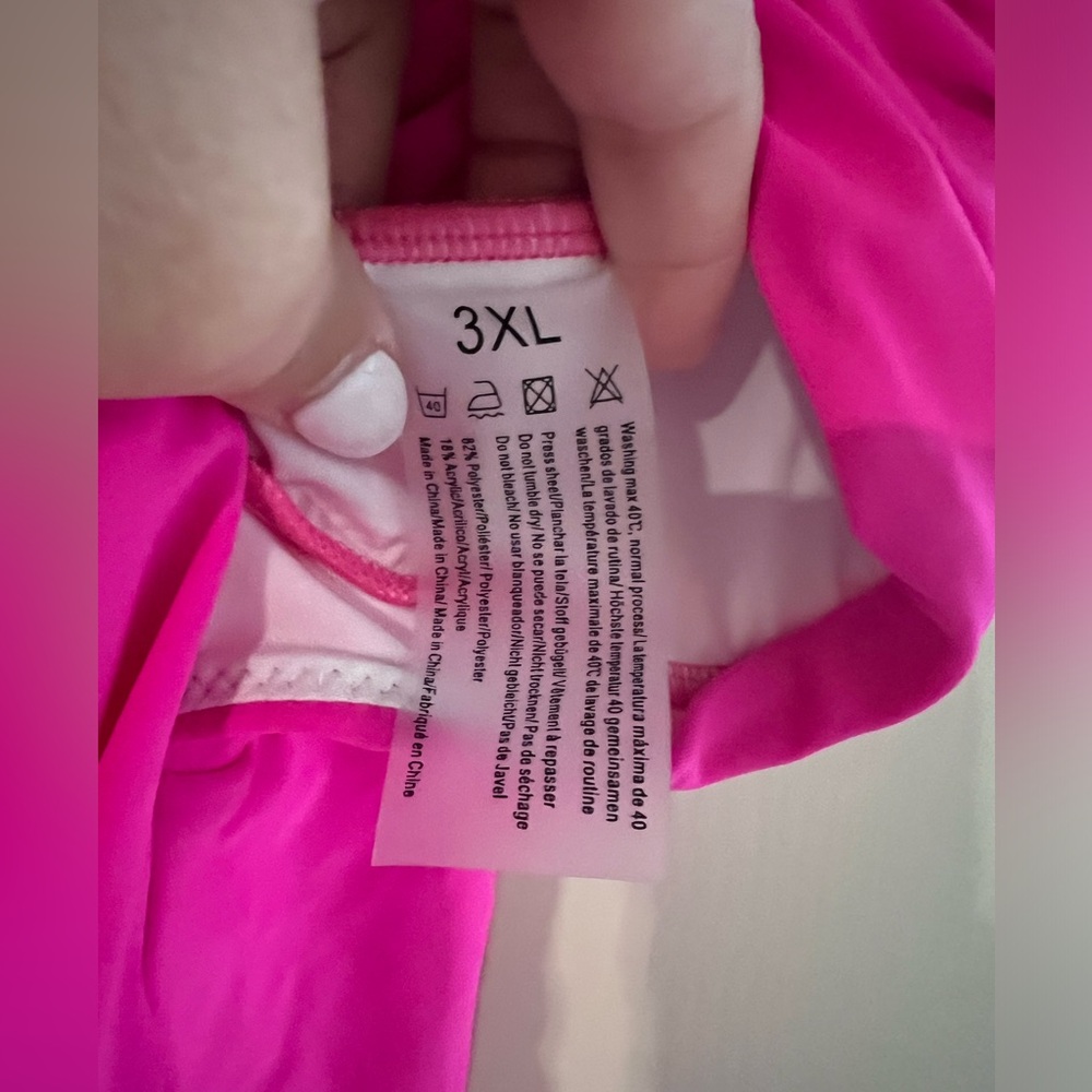 Pink Ruffled Women’s One Piece Swimsuit - Picture 8 of 8
